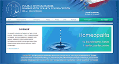 Desktop Screenshot of lekarzehomeopaci.pl