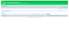 Desktop Screenshot of forum.lekarzehomeopaci.pl
